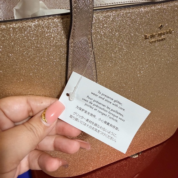 Kate Spade Sparkling Gold Tote and Wallet Set - Picture 11 of 15